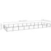 Dog Kennel Black 290.6 ft¬≤ Steel