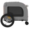 Pet Bike Trailer Red and Gray Oxford Fabric and Iron