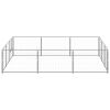 Dog Kennel Silver 96.9 ft¬≤ Steel