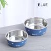 Dog Bowl Cat Bowl For Food And Water, Stainless Steel Pet Feeding Bowl, Durable Non-Skid Insulated Heavy Duty With Rubber Bottom For Medium Large Dogs