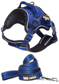 Helios Dog Chest Compression Pet Harness and Leash Combo (size: Small - (HA6BLSM))