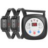 328FT Electric Wireless Dog Fence System With GPS Location Monitor Collar Receiver