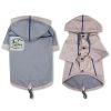 Touchdog 'Cloudburst' Waterproof Reversible Dog Raincoat